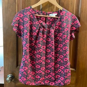 Boden silk blend top size 6